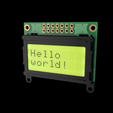 A floating LCD