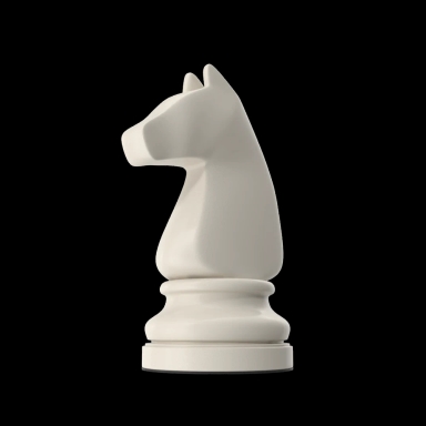 A floating Chess Piece