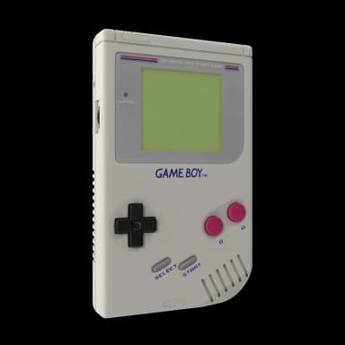 A floating GameBoy